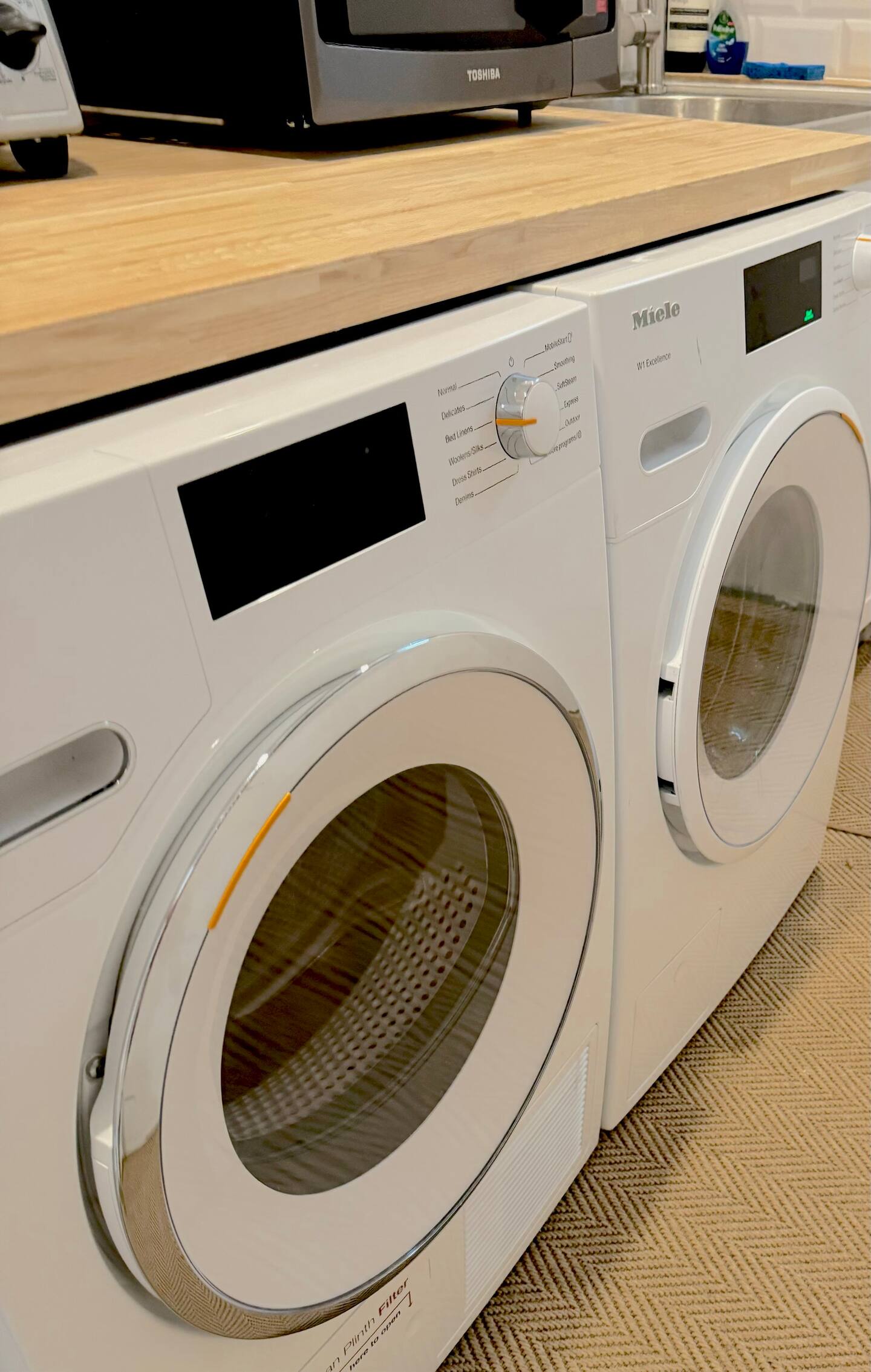 Miele washer and dryer